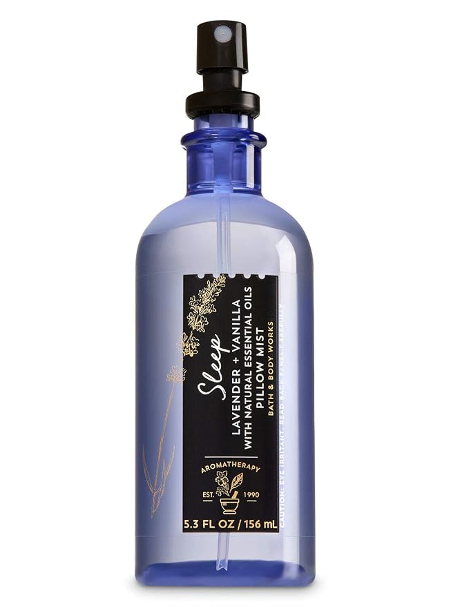 Bath and Body Works Aromatherapy Pillow Mist Lavender Vanilla 5.3 Fl Oz by BathBodyWorks