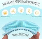 3 Pack Silicone Body Scrubber, Exfoliating Body Scrubber Fit - Image 2