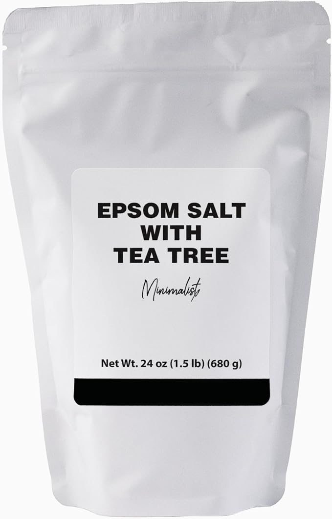 Minimalist Epsom Salt with Tea Tree Oil, Packaged by Minimalist
