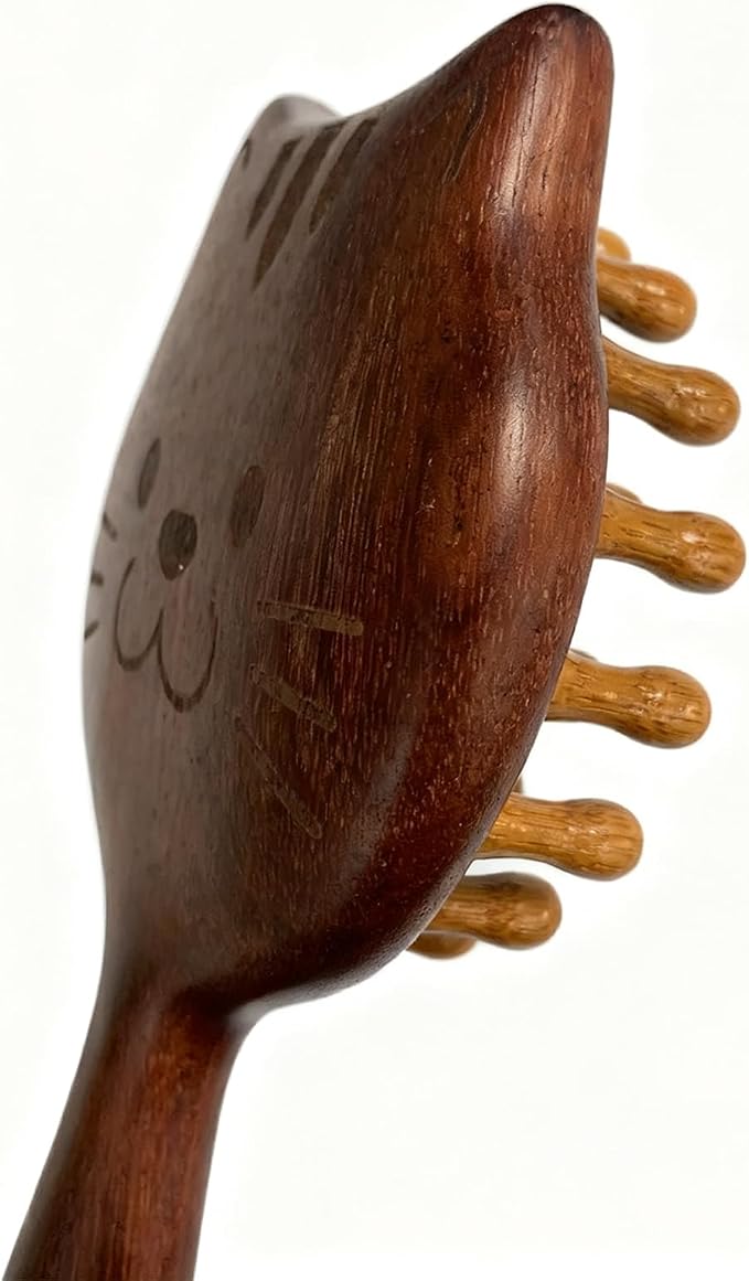 Shaped Wooden Scalp Massager - Image 5