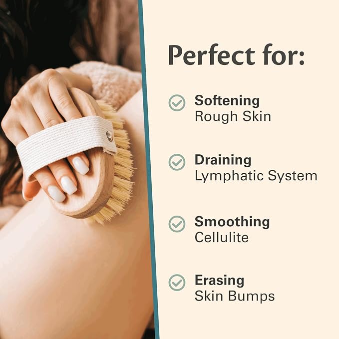 Firm Dry Brush & Shower Brush for Body - Image 4