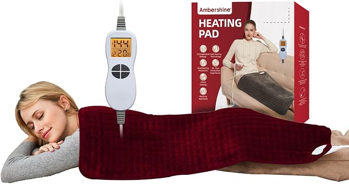 Ambershine 17''x33'' XXXL King Size Heating Pad by Ambershine