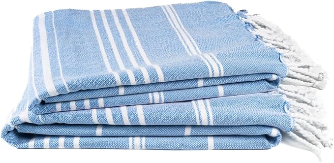 Cotton Turkish Beach Towel by 9Threads