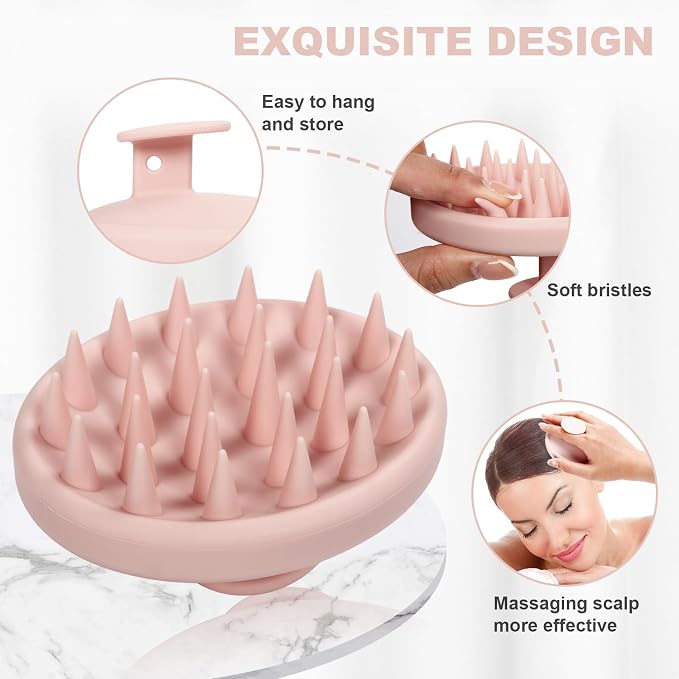 Meartchy Silicone Scalp Massager, Scalp Scrubber - Image 3