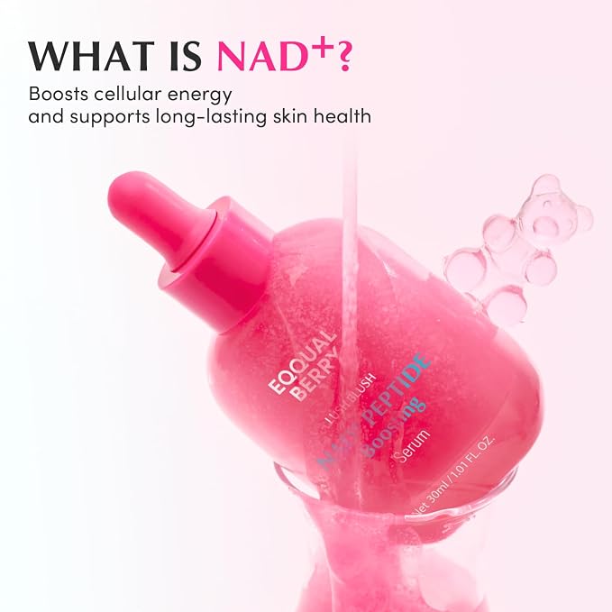 EQQUALBERRY NAD+ Peptide Boosting Serum – Niacinamide 2% + 14 Peptides + Vegan - Image 5