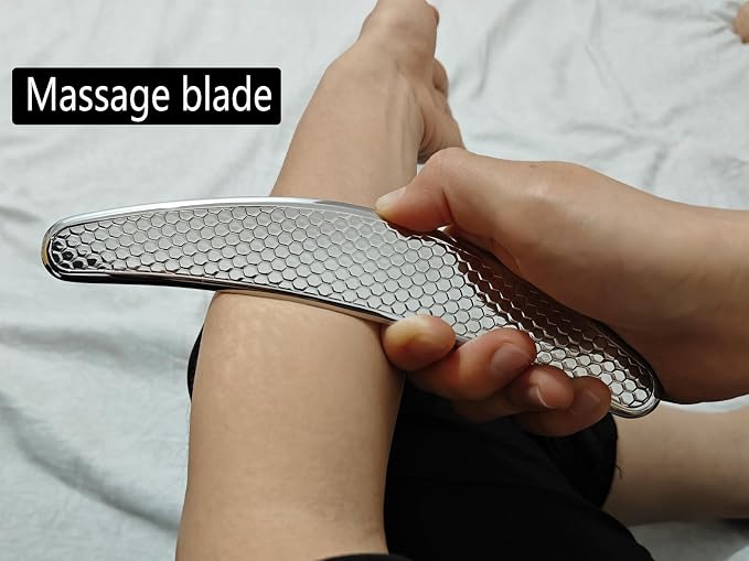4 in 1 Muscle Scraper Stainless Steel Gua Sha Massage Tool Set - Image 3