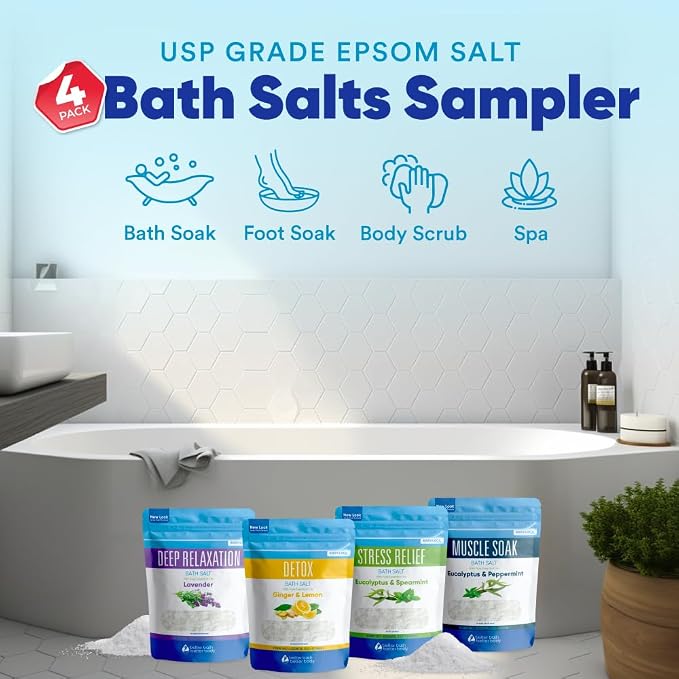 Bath Salts Sampler Variety Bath Soaks - Image 4