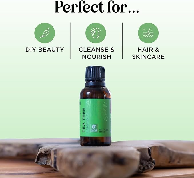 Pure Tea Tree Oil for Hair Skin and Nails - Image 2