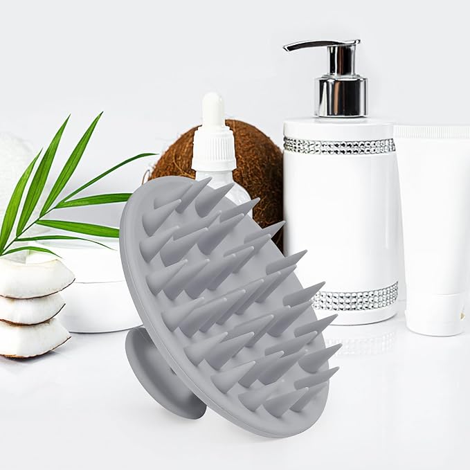 Meartchy Silicone Scalp Massager Shampoo Brush, Scalp Brush - Image 4
