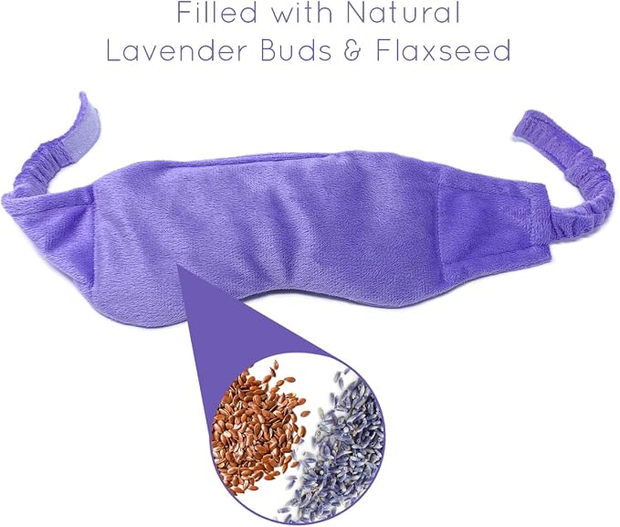 Weighted Lavender Eye Mask for Sleeping, Relaxation, Meditation & Self-Care – - Image 4