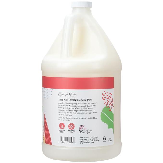 Ginger Lily Farms Botanicals Nourishing Body Wash, 100% Vegan & Cruelty-Free - Image 2