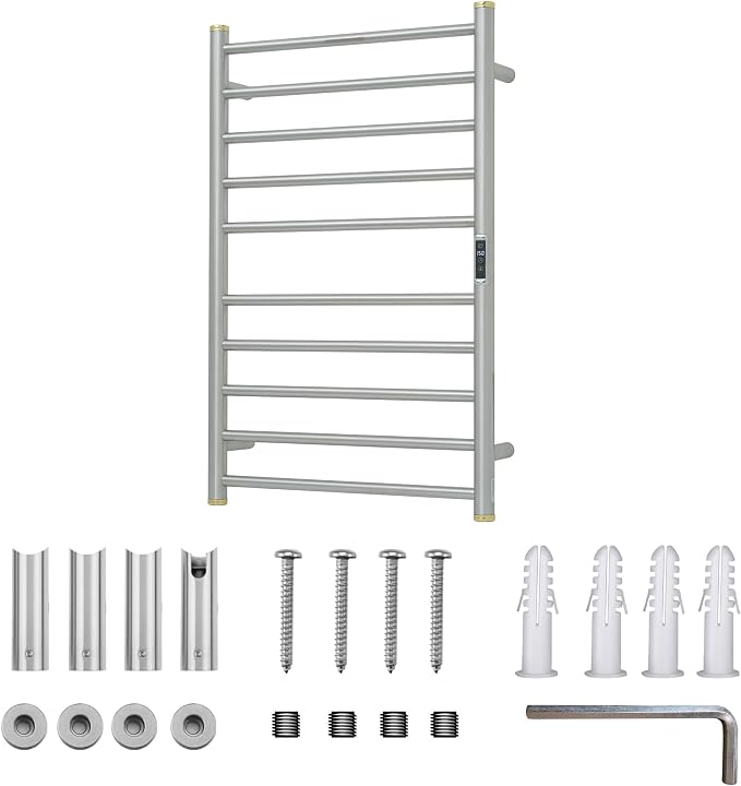 Electric Towel Warmer Rack, Heating Towel Warmer, Timer & Temperature Control - Image 7