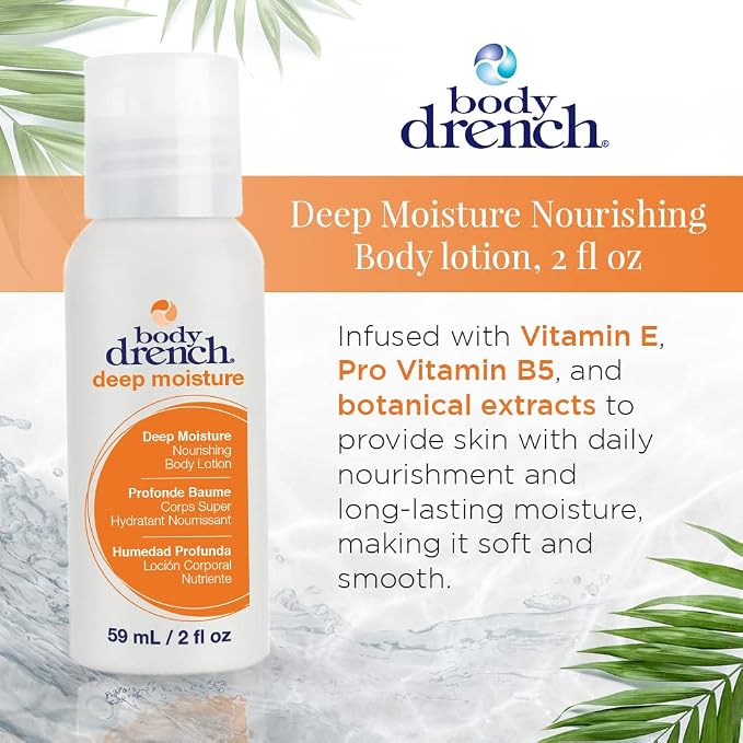 Body Drench Deep Moisture Nourishing Body Lotion, 2 Fluid Ounce - Image 2