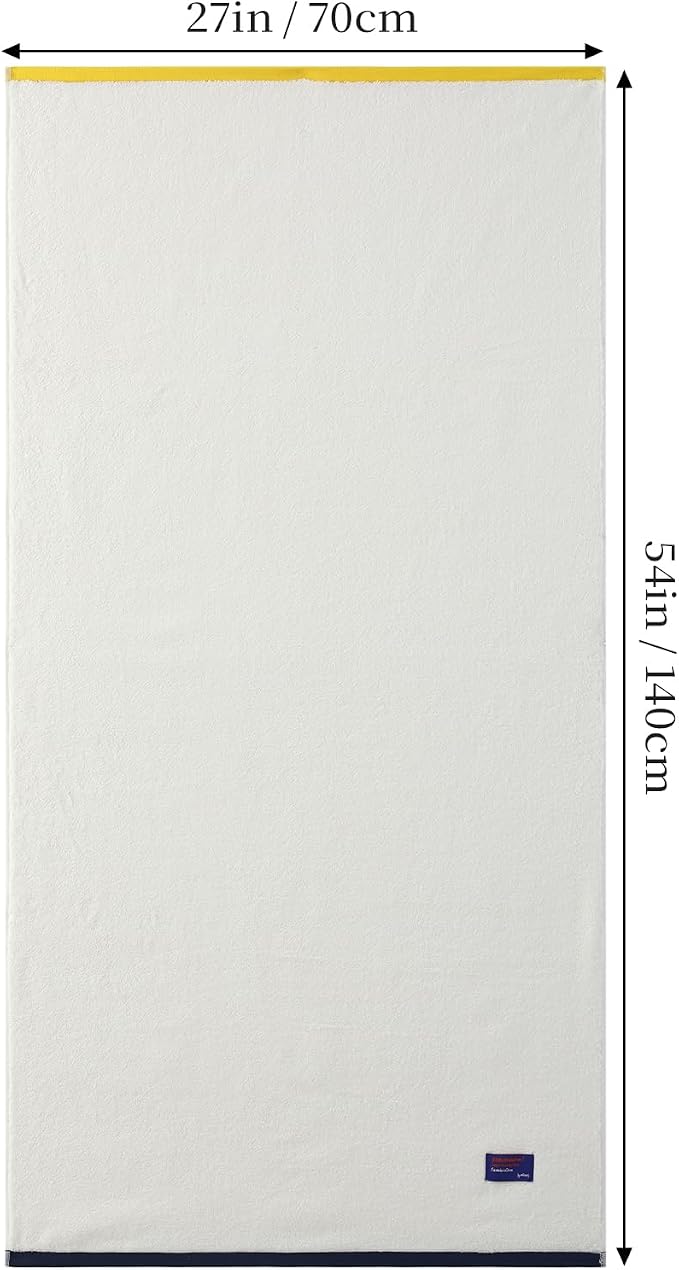 REDKISS 100% Cotton 2 Pack Luxury Bath Towels 27 x 54 Inches, Oversized Bath - Image 3
