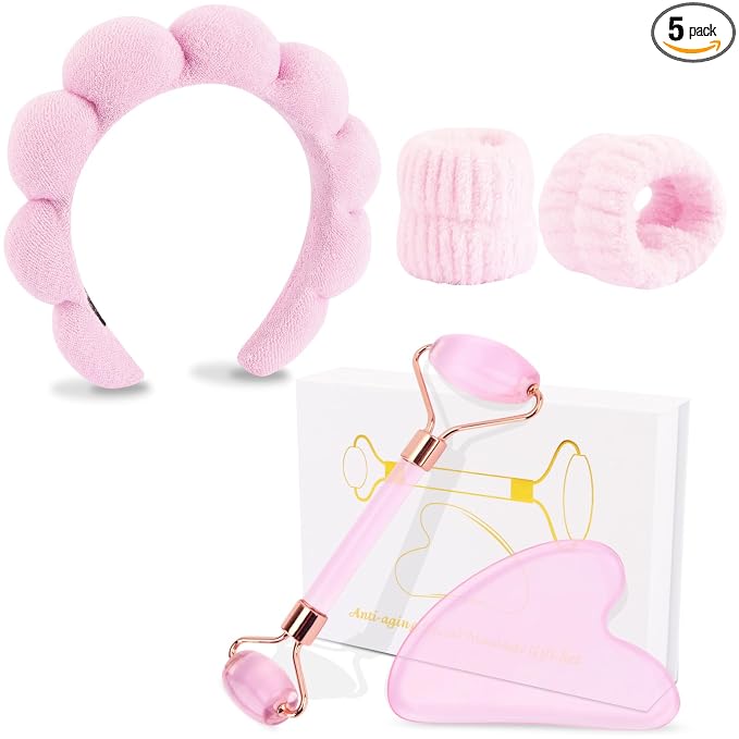CUBACO Spa Headband and Wristband Set by CUBACO