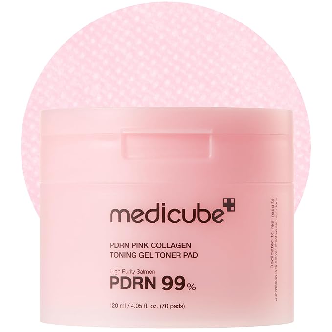 medicube Toner Pads Salmon DNA PDRN Pink Collagen Jelly Pad | Korean Gel Toner by medicube