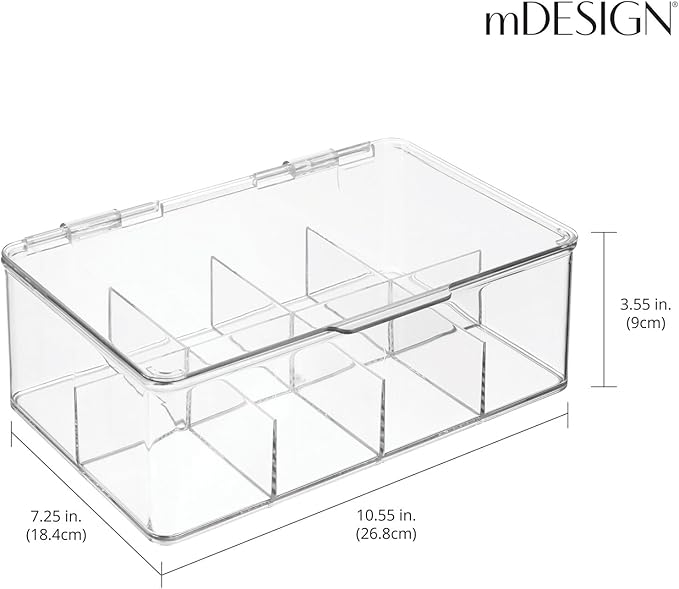 mDesign Plastic First Aid Kit Storage Box - Image 4
