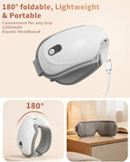 Pinailon Eye Massager with Heat, Massaging Eye Mask with Heating & Music - Image 7