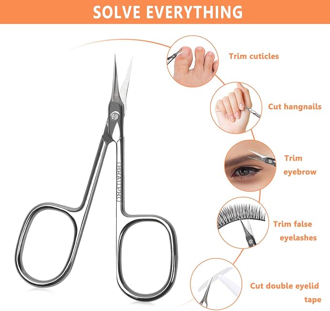 THRAU Cuticle Scissors Extra Fine - Image 4
