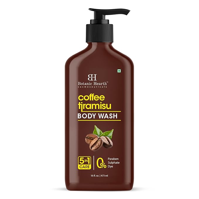Botanic Hearth Coffee Tiramisu Body Wash – 5-in-1 Nourishing Cleanser by BestHairCareProducts