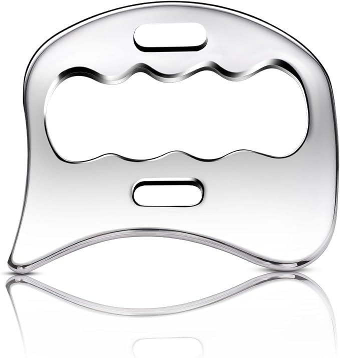 Stainless Steel Gua Sha Muscle Scraper Tool, Myofascial Scraping Tools by AICNLY
