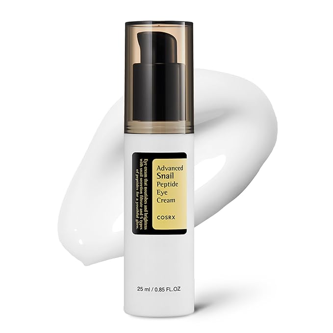 COSRX Snail Mucin Peptide Under Eye Cream, 0.84 fl oz, 73.7% Snail Mucin and by COSRX