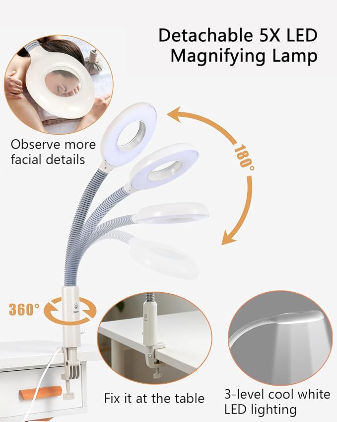 Artist hand Facial Steamer Professional 2 in 1 Hot Face Steamer - Image 6