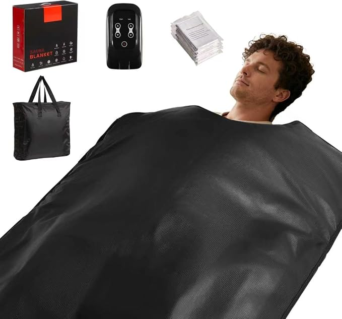 Infrared Sauna Blanket for Home Use, Portable Full Body Infrared Sauna Bag for by HighQualitySaunaBlanket