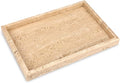 Marble Bathroom Vanity Tray, Natural Luxury Vanity Home Kitchen Bathroom Table by HESHIBI