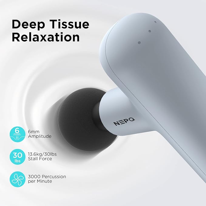 NEPQ Mini Massage Gun, SK6 Fascial Gun Portable Deep Tissue Percussion Muscle - Image 6