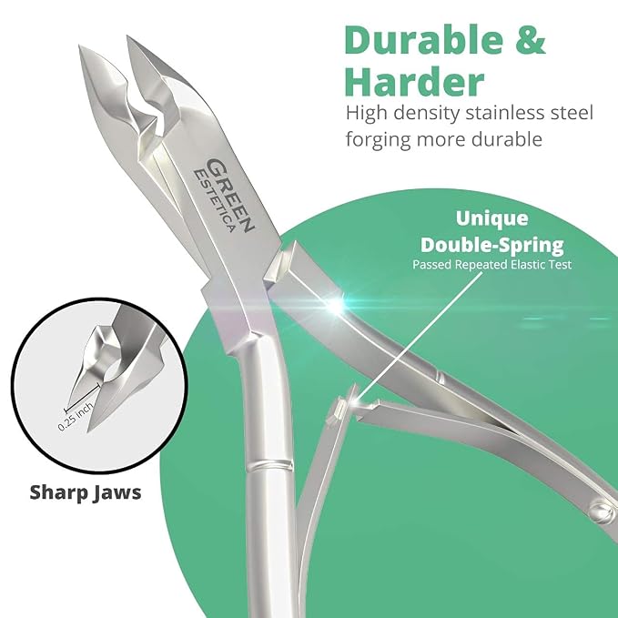 Professional Cuticle Trimmer Nail Cuticle Cutter Stainless Steel Cuticle Nippers - Image 4