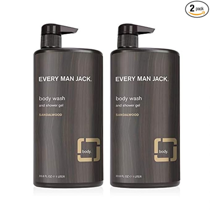 Every Man Jack Mens Sandalwood Body Wash by EveryManJack