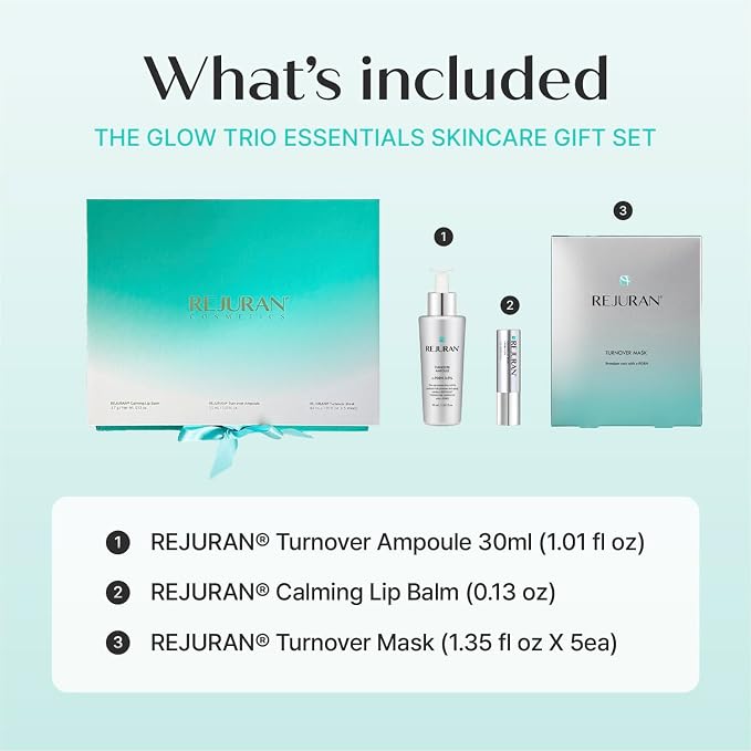 REJURAN® The Glow Trio Essentials Korean Skincare Gift Set – Turnover Ampoule - Image 7