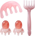 4 PCS Head Massager Scalp Comb Resin Scalp Stress Relax Tool Hair Gua Sha Comb by Unknown
