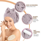 SUNLAND Large Microfiber Hair Drying Caps - Image 3