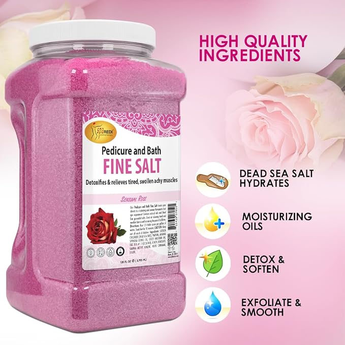 Sensual Rose Detox Foot Soak | Professional Spa-Grade Treatment | Real Mineral - Image 5