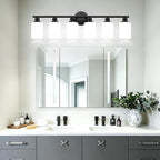 Zarbitta 6-Light Bathroom Light Fixtures, Bathroom Wall Lamp, - Image 6