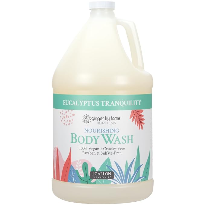 Ginger Lily Farms Botanicals Nourishing Body Wash, Eucalyptus Tranquility - Image 2