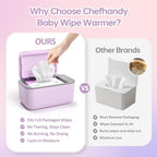 Chefhandy Wipe Warmer with Adjustable Temperature, Silent Heating & Large - Image 4