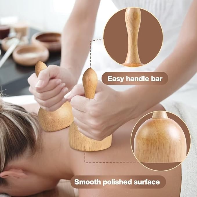 10-in-1 Wood Therapy Massage Tools Gua Sha Wooden Massager - Image 3
