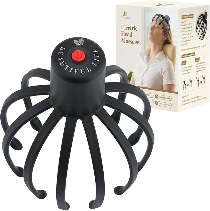 Electric Scalp Massager with 3 Modes, Head Massager Scalp, 360 Degree Head by Unknown