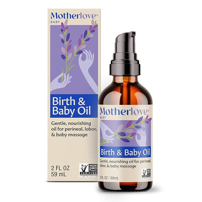 Motherlove Birth & Baby Oil Gentle Lavender-Infused Oil by Motherlove