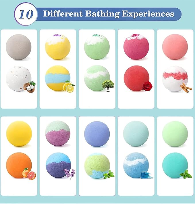 Kids Bath Bombs with Surprise Inside, 20 Pack Bring Dog and cat Toys Gift Set - Image 5
