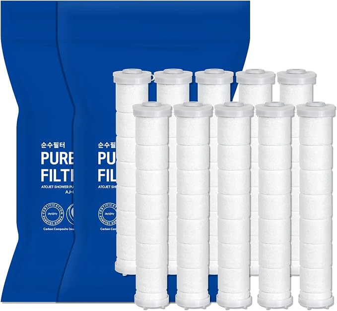 Showerhead Replacement Filters Inspired By Korea's Beauty Culture | Pure Carbon by ATOJET