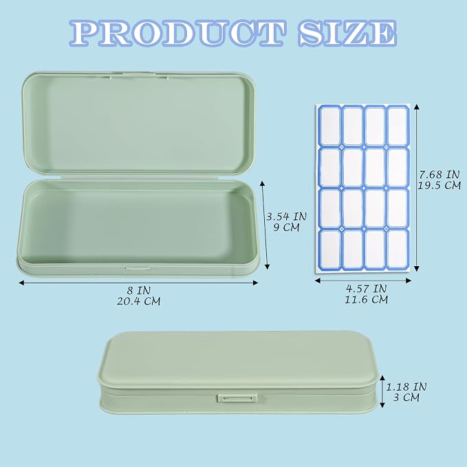 4 Pieces Plastic Storage Personal Box - Image 3