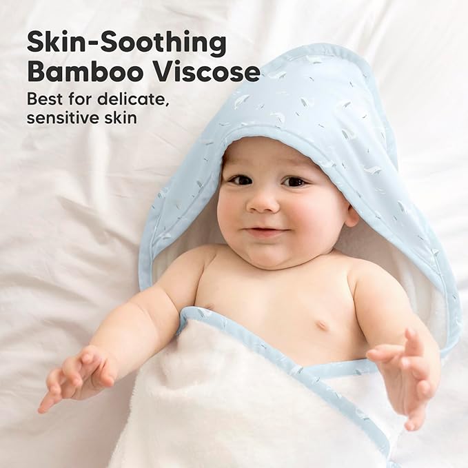 KeaBabies Hooded Baby Towel for Newborn - Image 3