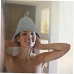 MERRYHAPY 1set Felt Sauna Hat Thick Water Absorbent Sauna Gloves Comfortable - Image 9