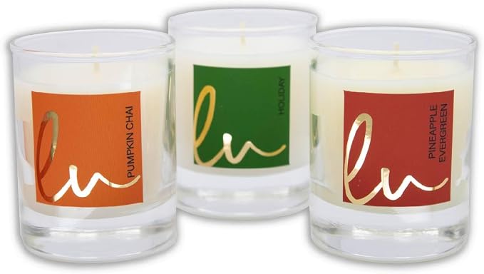 Lulu Candles | Holiday, Pineapple Evergreen, Pumpkin Chai | Luxury Scented Soy - Image 4