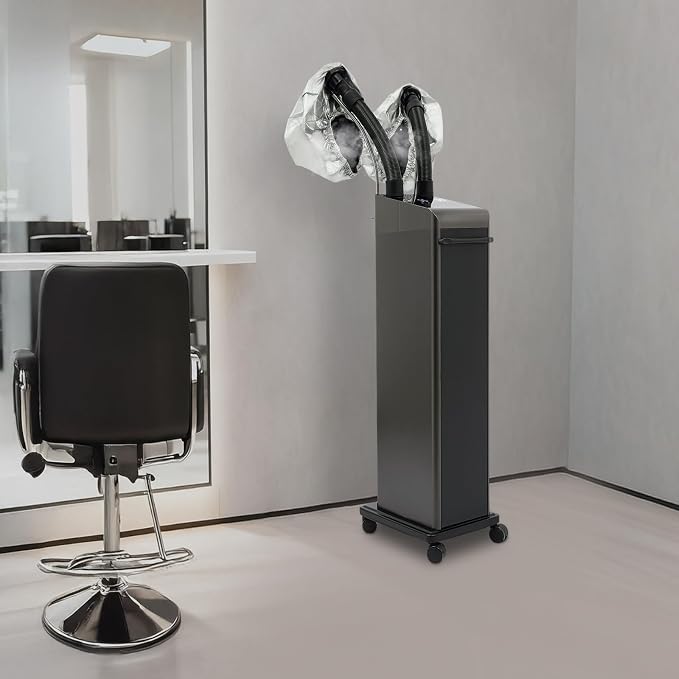 800W Nano Hooded Hair Steamer, Professional Micro Mist Hair Care Steamer - Image 3