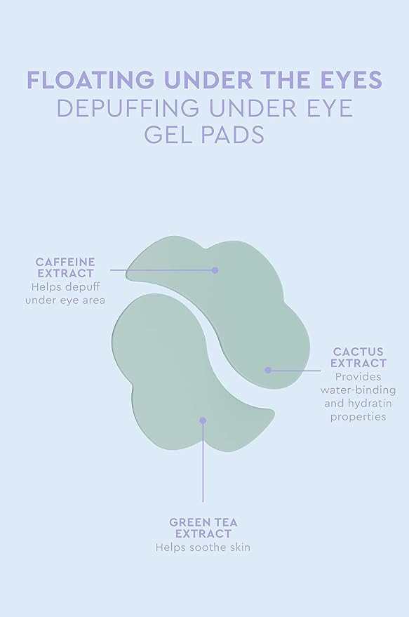 florence by mills Floating Under the Eyes Depuffing Gel Pads | Re-Energize - Image 3